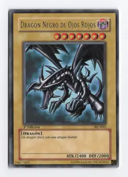 Red-Eyes B Dragon BIJ-S001 Spanish Ultra Rare 1st Edition Yugioh TCG Card LP+ - Image 1
