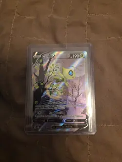 Pokemon TCG SWSH Fusion Strike Celebi v Alt Art Holo Ultra Rare Card 245/264 - Image 1