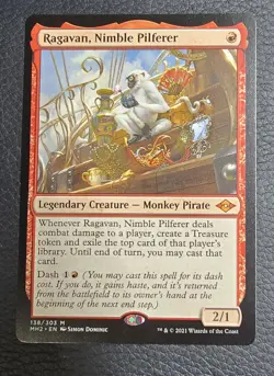 Magic: The Gathering Ragavan, Nimble Pilferer Mythic Regular MTG NM Magic Card - Image 1