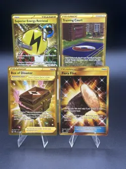 Secret Rare Bundled Lot Of 4 Pokemon Trainer Cards Near Mint *HOLO* - Image 1