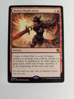 Molten Duplication 0014 Outlaws of Thunder Junction: The Big Score NM MtG - Image 1