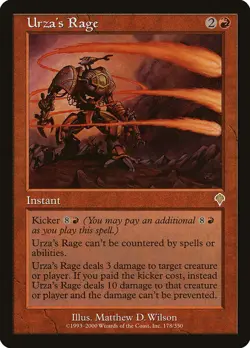 1x Urza's Rage - LP- Invasion Block - SPARROW MAGIC mtg - Image 1