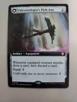 MTG Paleontologist's Pick-Axe/Dinosaur Headdress Lost Caverns 36 Borderles Rare - Image 2