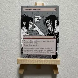 Cathartic Reunion - Naruto Manga Sasuke Itachi - MTG Painted Alter - Image 1