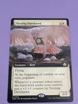 MTG Magic: March of the Machine: Commander: Nesting Dovehawk #0104 Rare - NM - Image 1