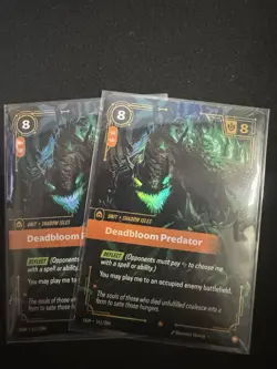 Riftbound Origins Deadbloom Predator Epic Foil 161/298 TWO x2 - Image 1