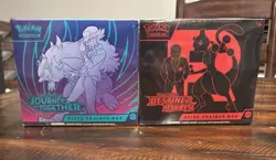 Pokemon TCG Destined Rivals & Journey Together ETB Sealed - Image 1