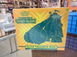 Pokemon Elite Trainer Box ETB Sword & Shield Rebel Clash Sealed 820650807008 - Image 1