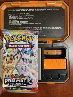 22.80g🔥 HEAVY 🔥 Pokemon TCG Prismatic Evolution Booster Pack!!!✅ - Image 2