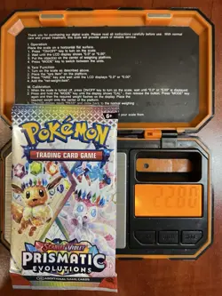 22.80g🔥 HEAVY 🔥 Pokemon TCG Prismatic Evolution Booster Pack!!!✅ - Image 3