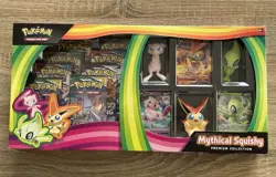 Pokemon TCG Mythical Squishy Premium Collection Box *New Factory Sealed* - Image 1