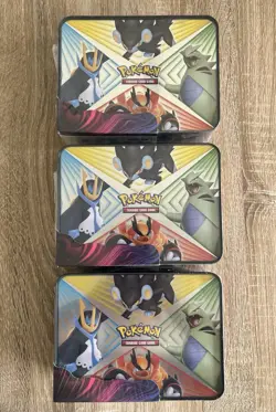 (3) Pokemon 2021 Battle Styles Collector's Chest Lunch Box Tins Factory Sealed - Image 2