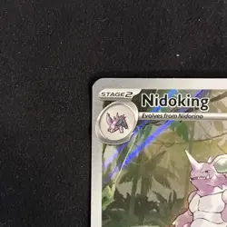 [LP] Pokemon TCG- Nidoking 174/165 MEW EN-151 Illustration Rare Holo - Image 4