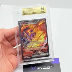 CARTA POKEMON MOLTRES EX DEL TEAM ROCKET 229/182 RIVALI PREDESTINATI ITA BGS 10! - Image 2