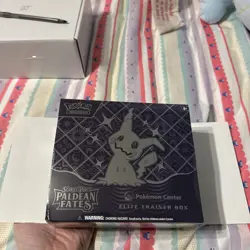 Paldean Fates Pokemon Center Elite Trainer Box ETB Corner Damage - Image 1