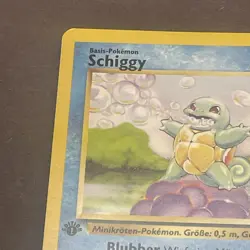 Pokemon TCG Squirtle SCHIGGY Base Set 63/102 Regular 1st Edition Common GERMAN - Image 3