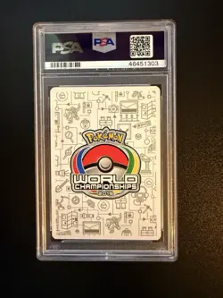 2019 Pokemon Charizard & Reshiram Promo World Champ Fire Box PSA 10 - Image 2