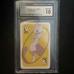 CGC 10 - 2021 Pokemon Uno Mewtwo Yellow 9 Japanese - Image 1
