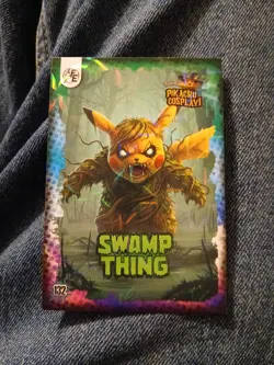 POKEMON PIKACHU COSPLAY! *SWAMP THING* #132 - HOLOGRAPHIC - Image 1