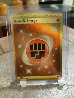 Pokemon Scarlet & Violet Fighting Energy Gold Secret Hyper Rare 258/198 - Image 1