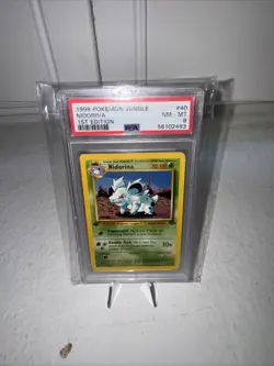 1999 Pokemon Jungle 1st Edition Nidorina 40/64 PSA 8 - Image 1