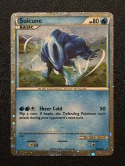 Suicune HGSS21 Cosmo Holo Promo - Pokemon TCG Black Star Promo - LP - Image 1