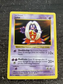 JYNX / LIPPOUTOU SHADOWLESS - POKEMON 31/102 BASE SET SHADOWLESS - Image 1