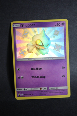 Shuppet SV16/SV94 - Holo Shiny Rare Pokemon Hidden Fates TCG - NM - Image 1