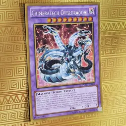 Chimeratech Overdragon PGLD-EN056 Premium Gold Rare 1st Edition NM Yu-Gi-Oh TCG - Image 1