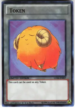 Token: Sheep (Yellow) LC04-EN007 Yugioh TCG Ultra Rare VLP - Image 1