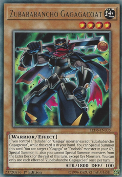 Zubababancho Gagagacoat LED6-EN035 Rare - 1st Edition Yugioh - Image 1