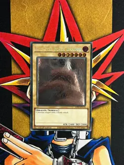 GFP2 Red-Eyes Black Dragon Ghost Rare 1st Edition LP Yugioh Card - Image 1