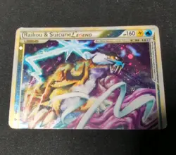 Pokemon Unleashed Holo Card Raikou Suicune Legend 92/95 Top - Image 4