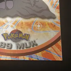 MUK #89 - Topps BLUE LOGO - SILVER HOLO - Series 2 - POKEMON CARD - NM - Image 4