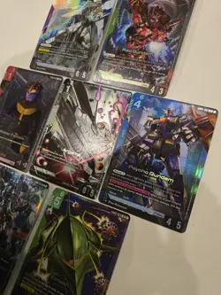 gundam card game LR & +'s. Dual Impact mixed card lot - Image 2