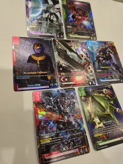 gundam card game LR & +'s. Dual Impact mixed card lot - Image 3