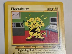 Pokemon Wotc Black Star Promo # 46/53 *ELECTABUZZ* Good Clean Card - Image 3