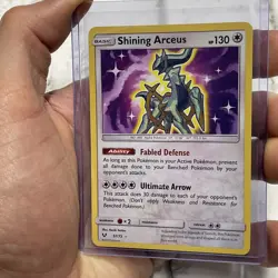 Pokemon TCG SHINING ARCEUS 57/73 Shining Legends Holo NM Near Mint Pokemon Card - Image 2