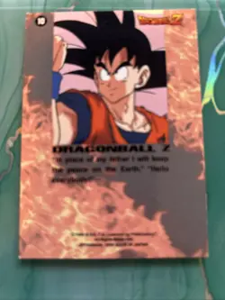 Dragon Ball Z Card #10 Gohan & Dragonos Artbox Prism Foil TCG 1996 JPP/AMADA - Image 2