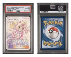 Pokemon Lillie's Full Force Sun & Moon Cosmic Eclipse Holo Card 230/236 PSA 10 - Image 1