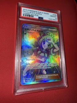 Pokemon Lillie's Full Force Sun & Moon Cosmic Eclipse Holo Card 230/236 PSA 10 - Image 2