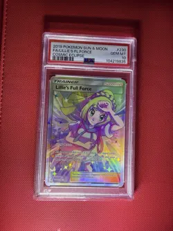 Pokemon Lillie's Full Force Sun & Moon Cosmic Eclipse Holo Card 230/236 PSA 10 - Image 5