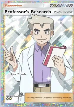 Pokemon TCG Pocket Professor's Research Full Art Virtual Card NOT PHYSICAL CARD - Image 1