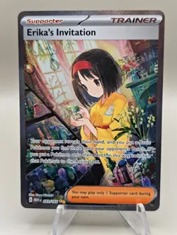 Pokemon TCG SV Scarlet & Violet 151 Erika's Invitation Card #203/165 - Image 1