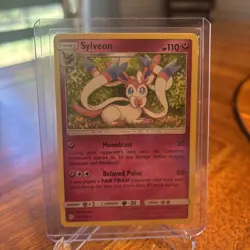 Pokemon Sylveon TCG Cosmic Eclipse Card 155/236 Regular Rare - Image 1