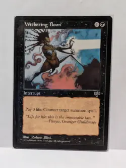 Withering Boon Mirage Regular black instant interrupt counterspell - Image 1