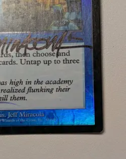 Frantic Search Urza's Legacy Foil (Signed) - Image 5