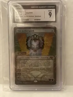 Mint 9 CGC The Aetherspark Serialized 132/500 MTG Aetherdrift - Image 1