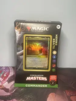 Sealed Commander Masters Commander Deck - Sliver Swarm MTG 2023 - Image 1