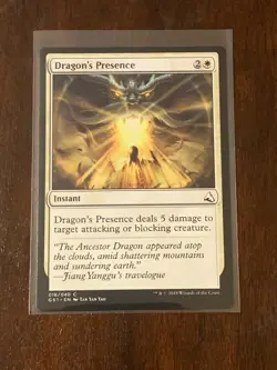 Magic the Gathering Global Series Dragon's Presence - Image 1